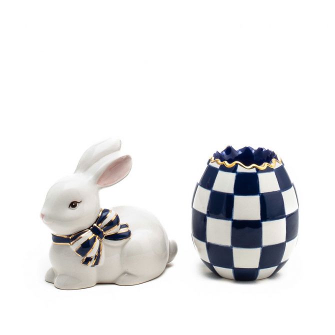 MacKenzie-Childs Royal Bunny Hostess Set