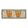 MacKenzie-Childs Courtly Carrot Beaded Table Runner