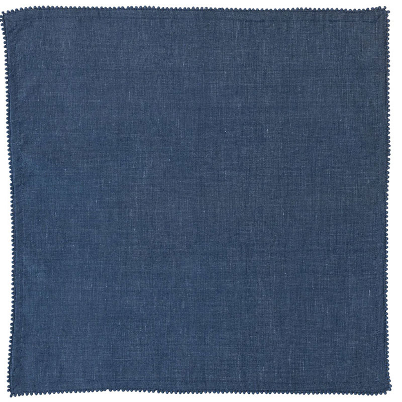 Juliska Berry Trim Napkin, Navy