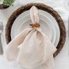 Juliska Berry Trim Napkin, Blush
