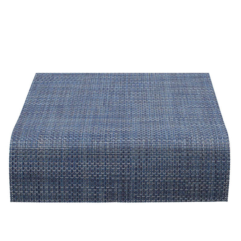Chilewich Basketweave Runner, Denim 100108012 Borsheims