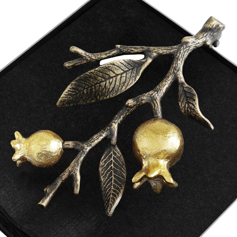 Michael Aram Pomegranate Napkin Holder, Cocktail