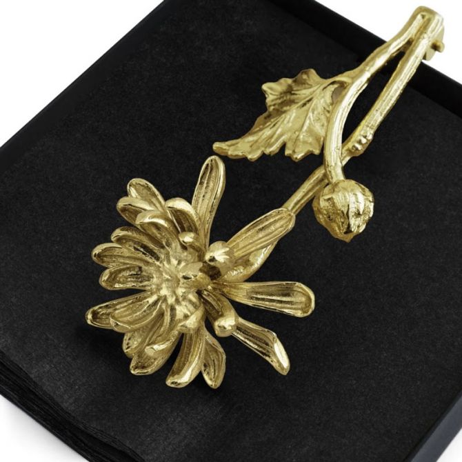 Michael Aram Dahlia Cocktail Napkin Holder | 130908-D | Borsheims