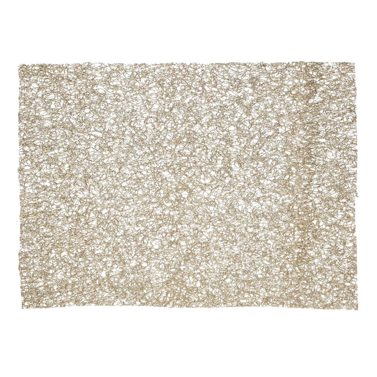 Chilewich Rectangular Lace Placemat, Metallic Gold