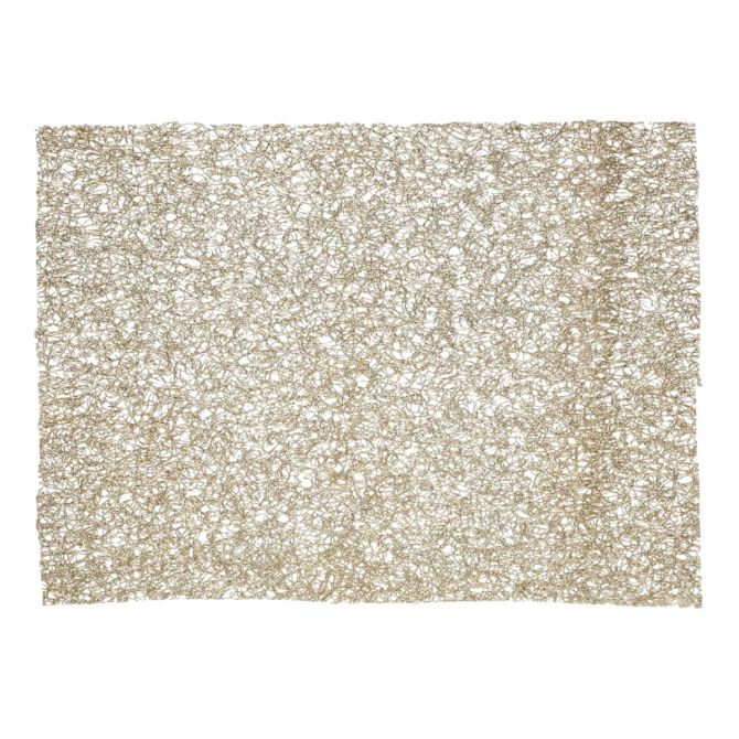 Chilewich Rectangular Lace Placemat, Metallic Gold