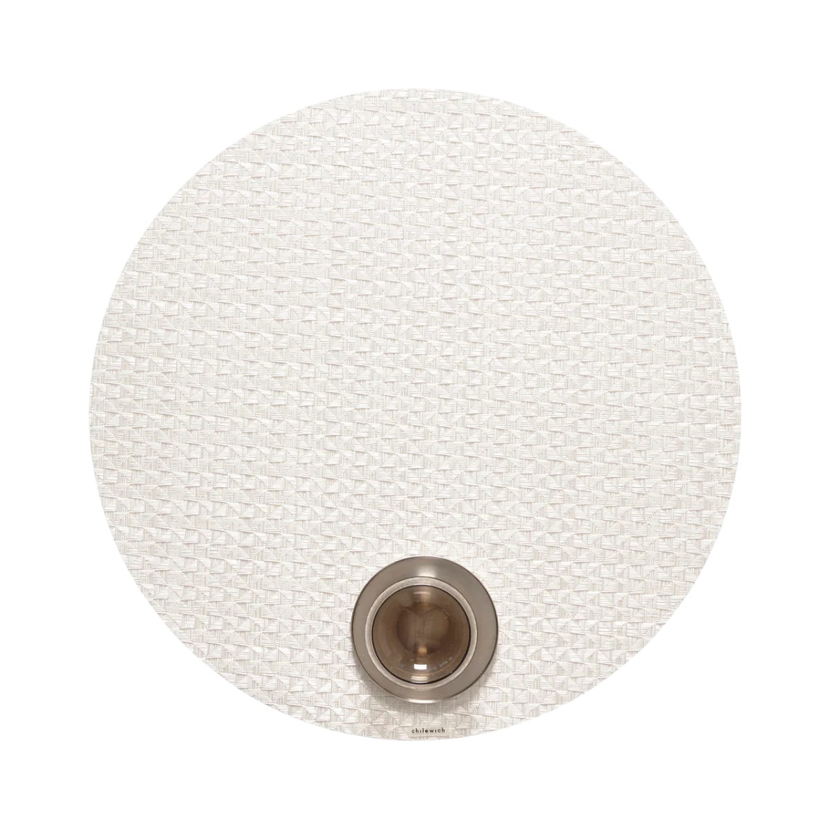 Chilewich Round Origami Placemat, Pearl