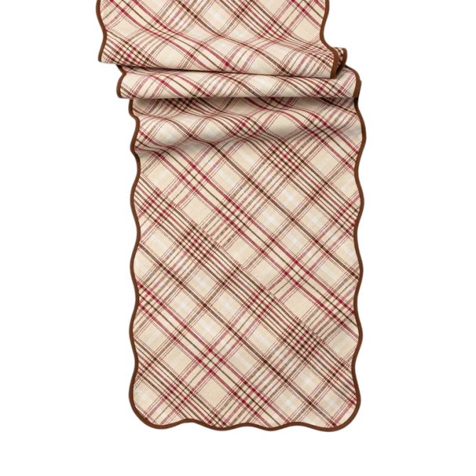 Juliska Harvest Tartan Table Runner, 18" x 90"