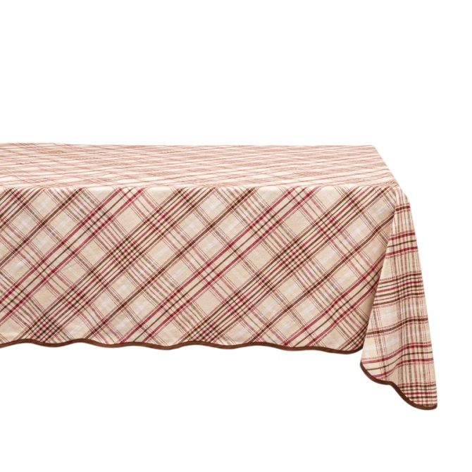 Juliska Harvest Tartan Tablecloth, 60" x 120"