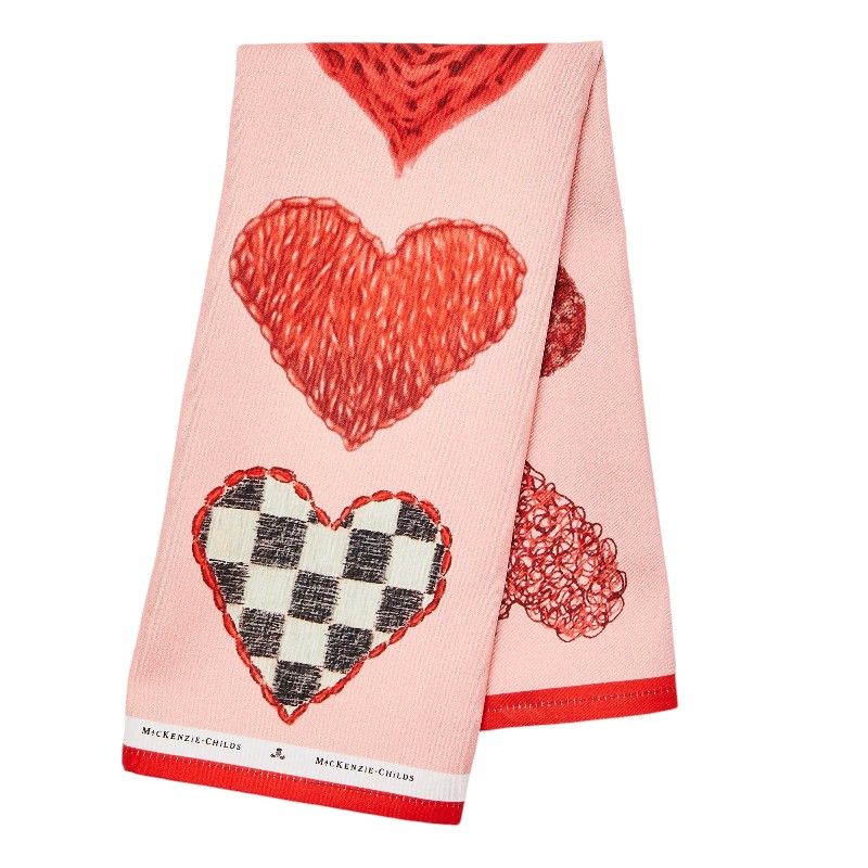 MacKenzie-Childs Heart Dish Towel