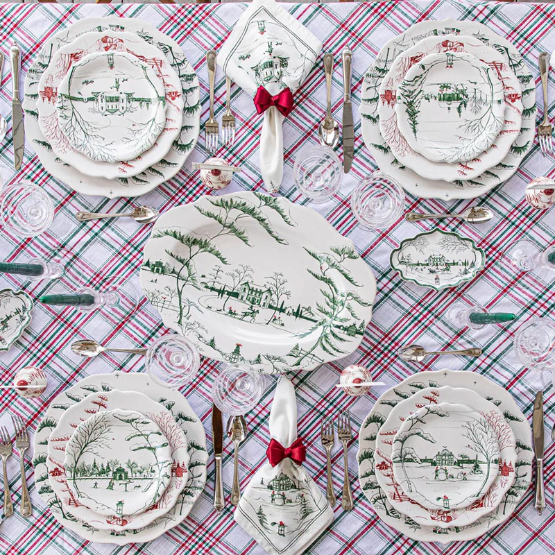 Juliska Country Estate Winter Frolic Napkin, Evergreen