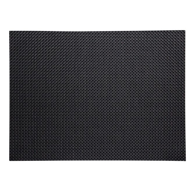 Chilewich Rectangle Basketweave Placemat, Black