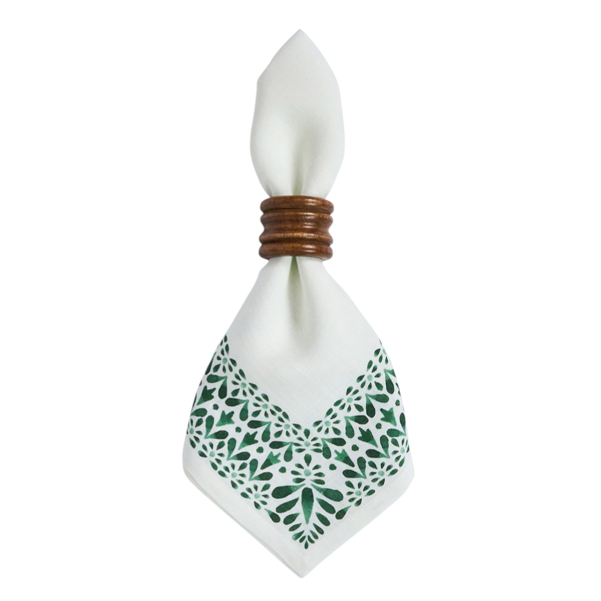 Juliska Iberian Border Evergreen Napkins, Set of 4