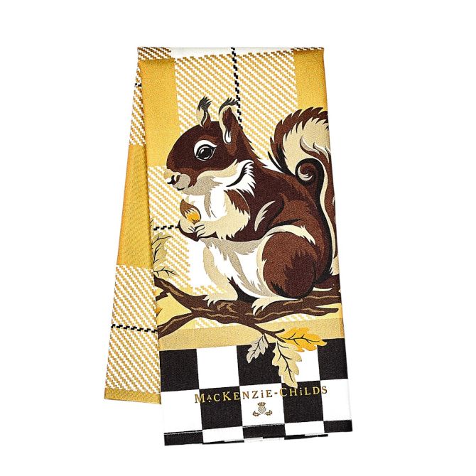 MacKenzie-Childs Squirrel Dish Towel