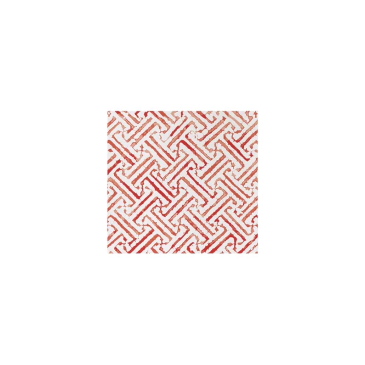 Vietri Greek Key Red Cocktail Papersoft Napkins, Set of 20