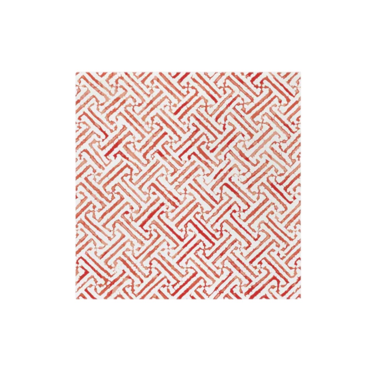 Vietri Greek Key Red Papersoft Dinner Napkins, Pack of 20