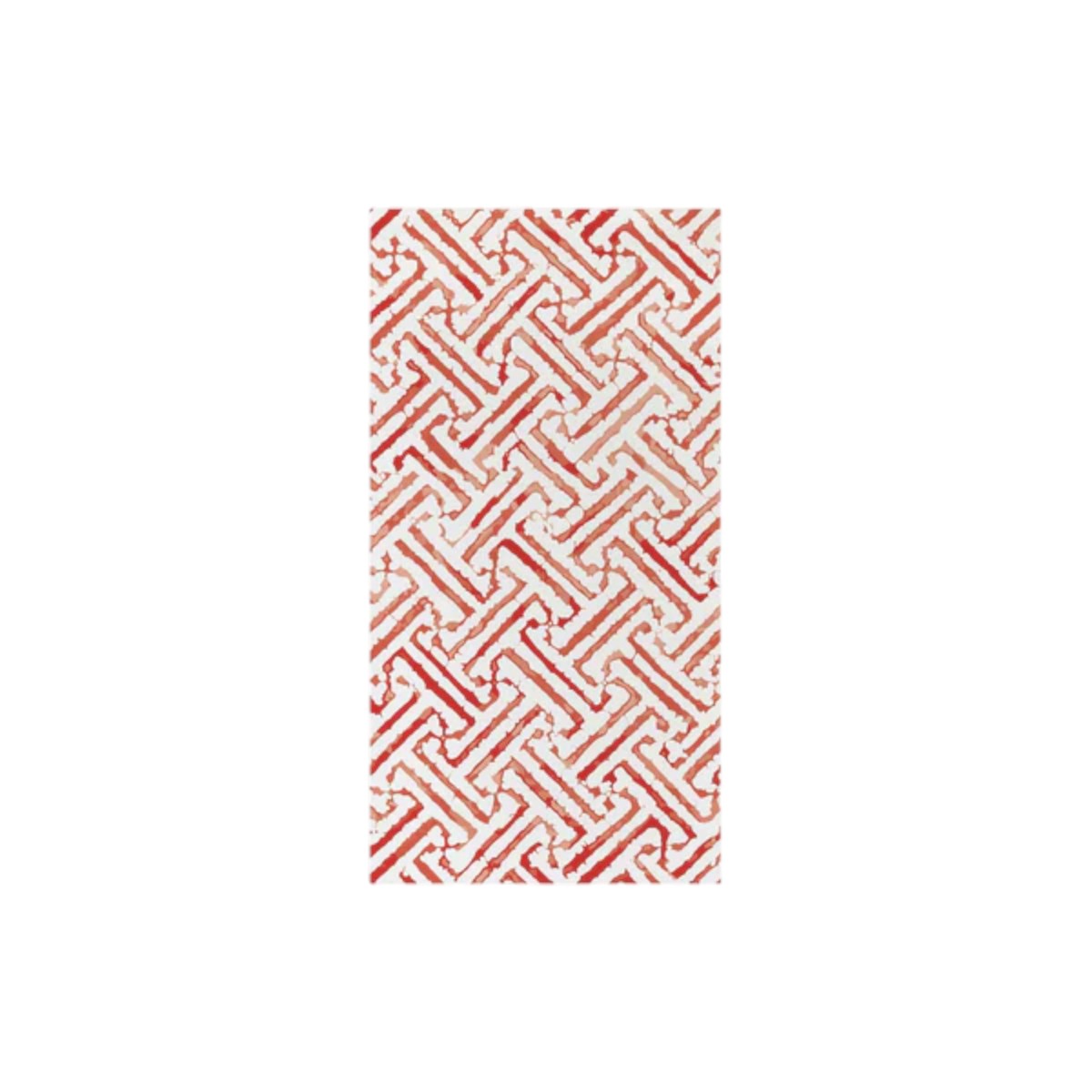 Vietri Greek Key Red Papersoft Guest Towels, Pack of 20