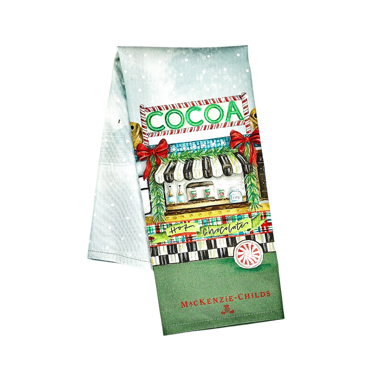 MacKenzie-Childs Hot Cocoa Food Truck Dish Towel