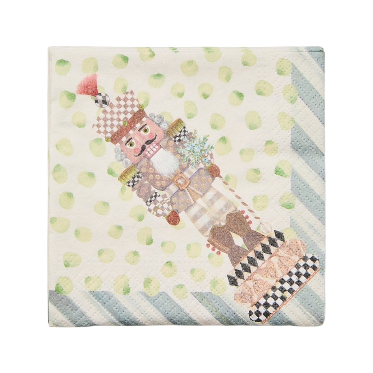 MacKenzie-Childs Cocktail Paper Napkins, Nutcracker