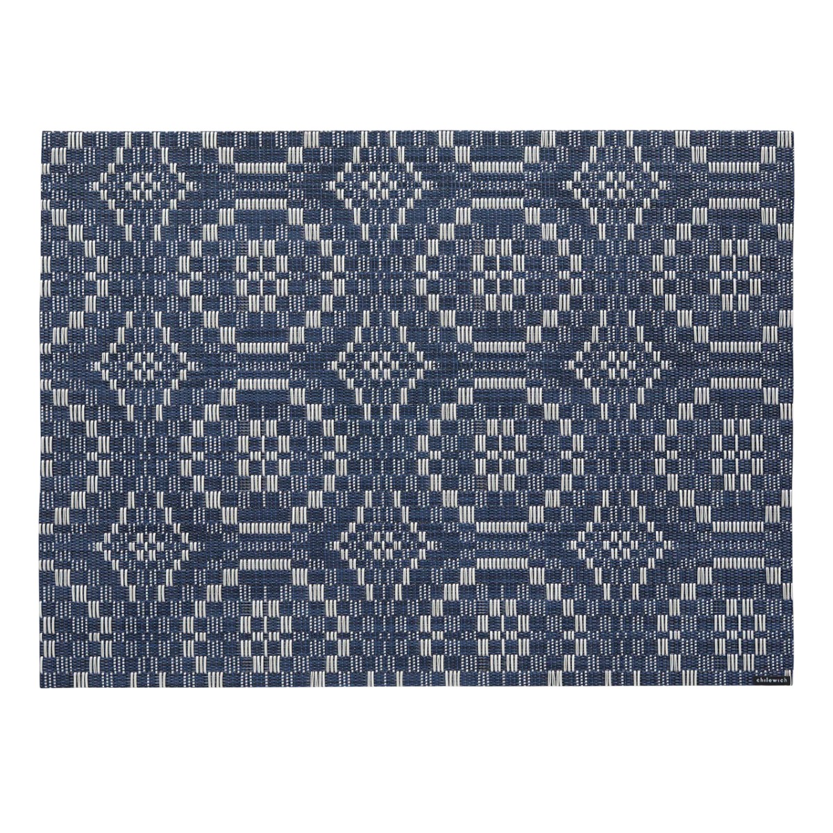 Chilewich Overshot Placemats, Denim