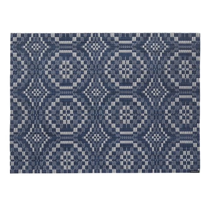 Chilewich Overshot Placemats, Denim