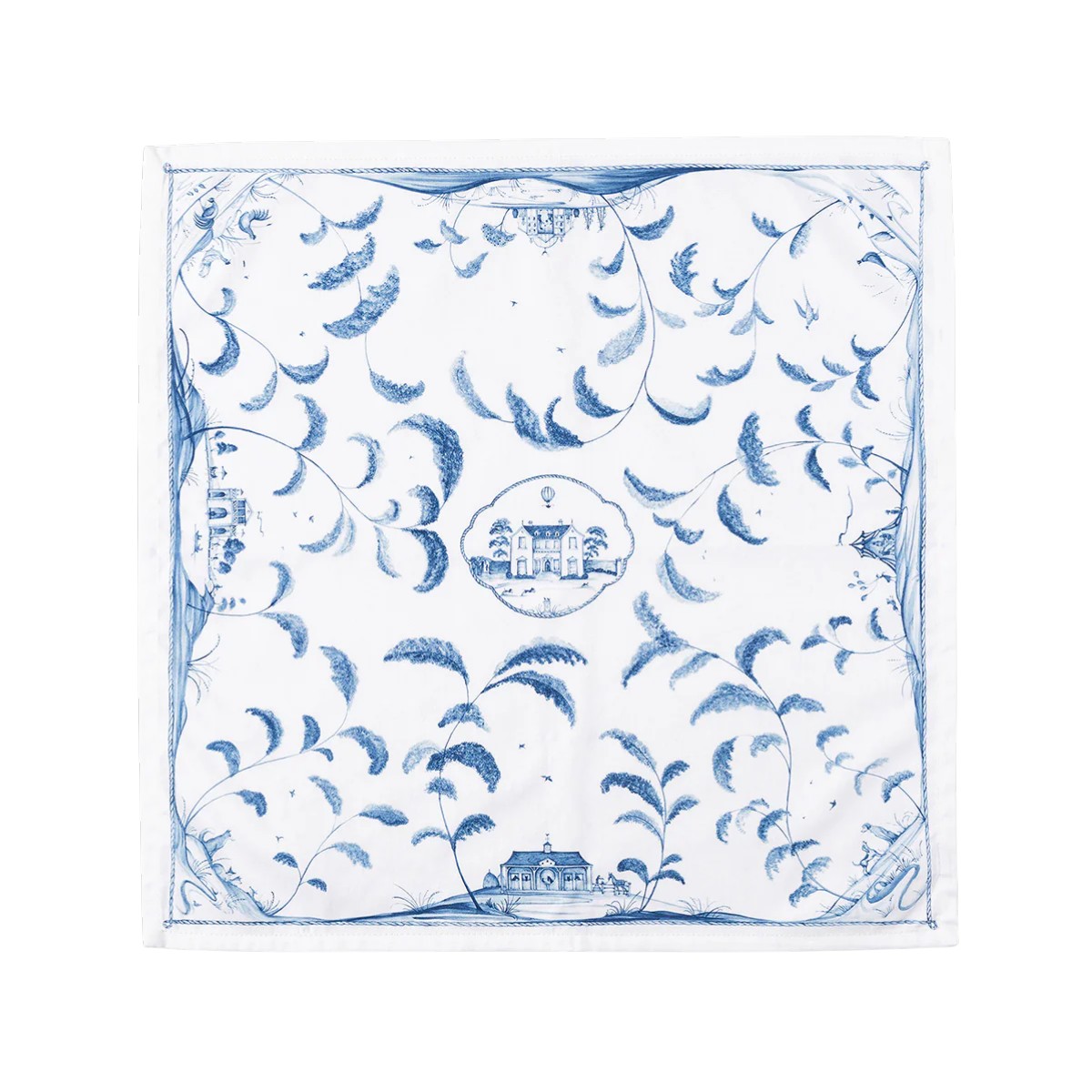 Juliska Country Estate Set of 4 Napkins, Delft Blue