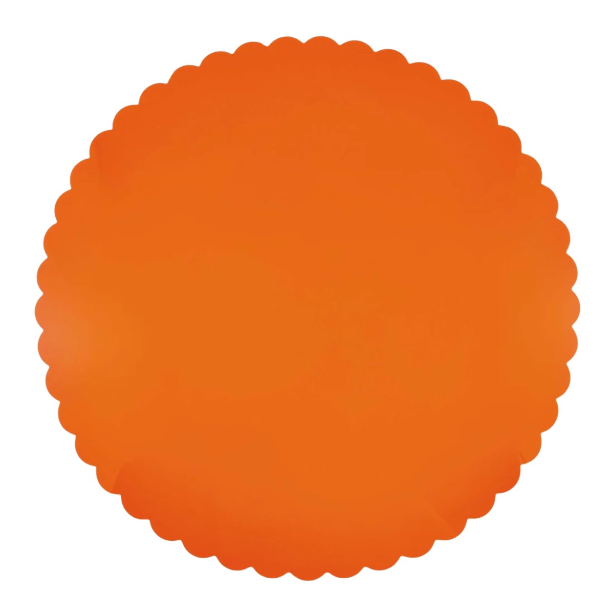 Mariposa Orange Scalloped Acrylic 15