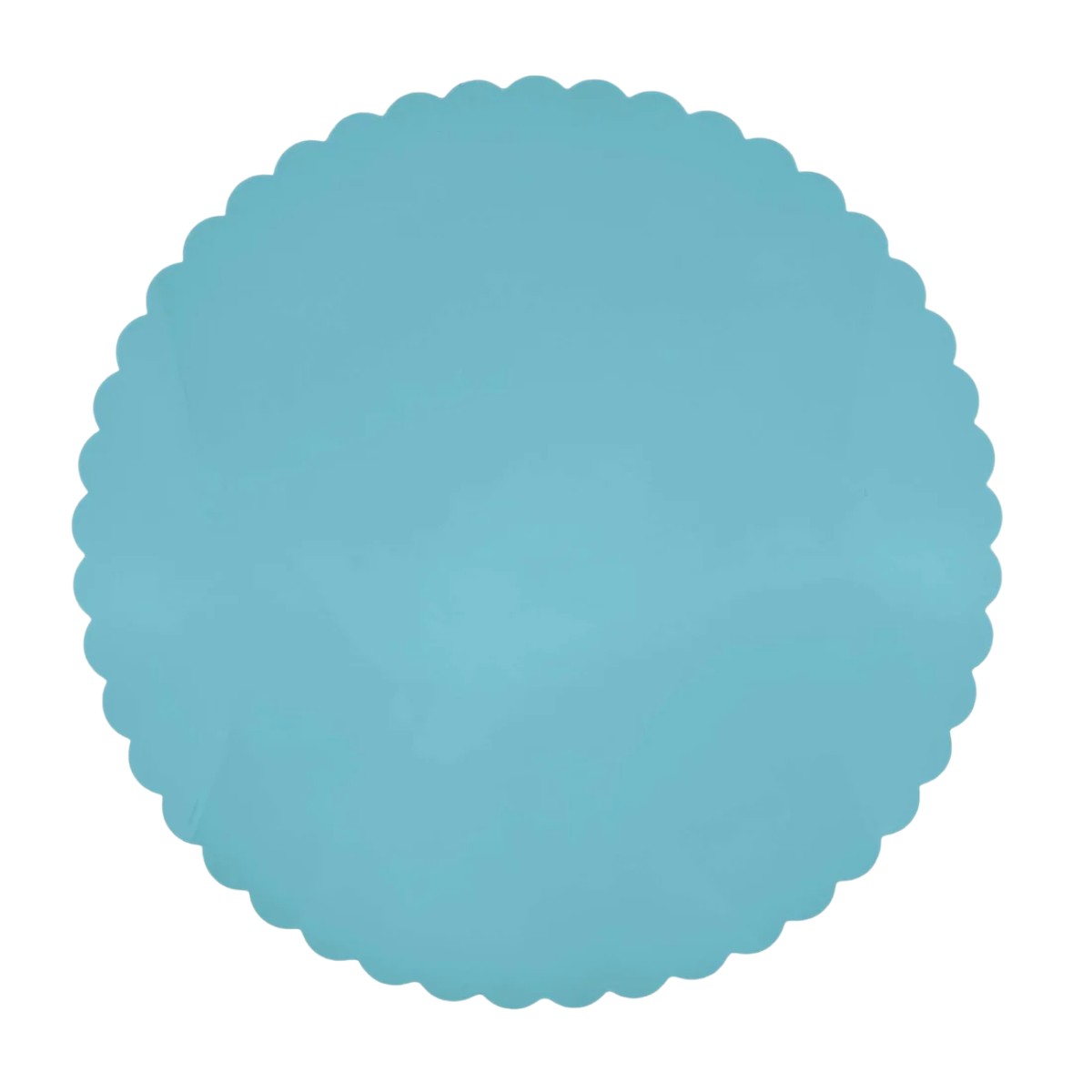 Mariposa Teal Scalloped Acrylic 15