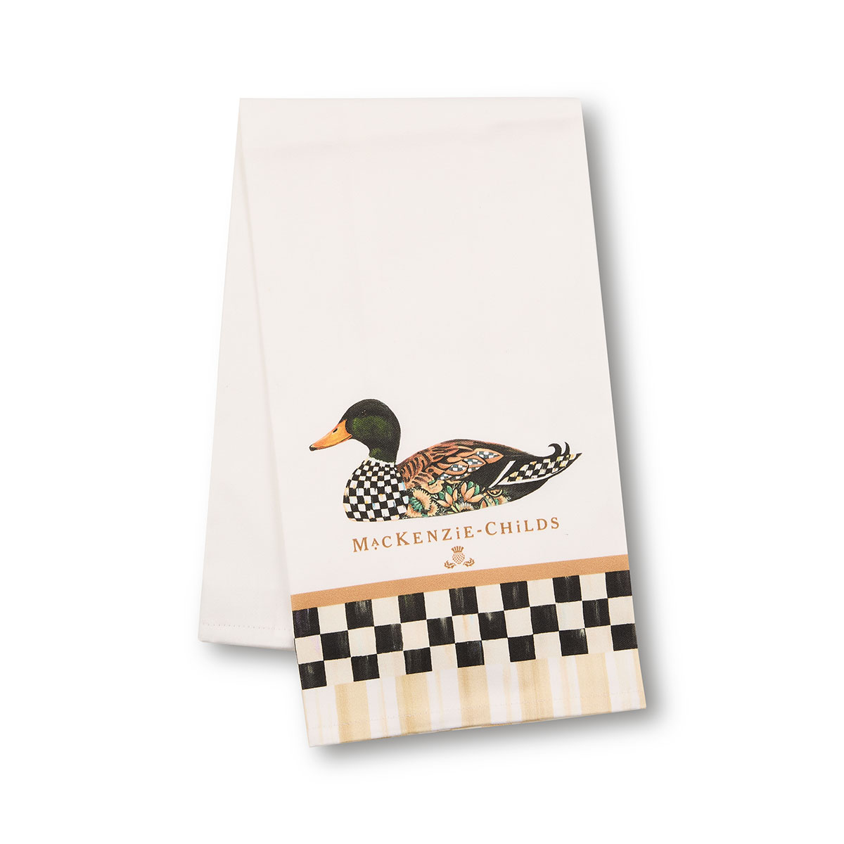 MacKenzie-Childs Mallard Printed Dish Towel