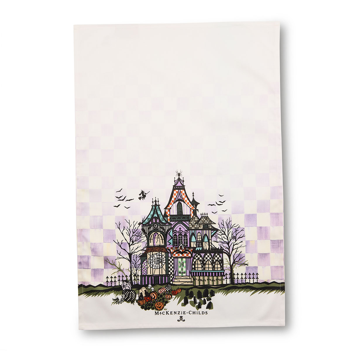 MacKenzie-Childs Haunted House Printed Dish Towel