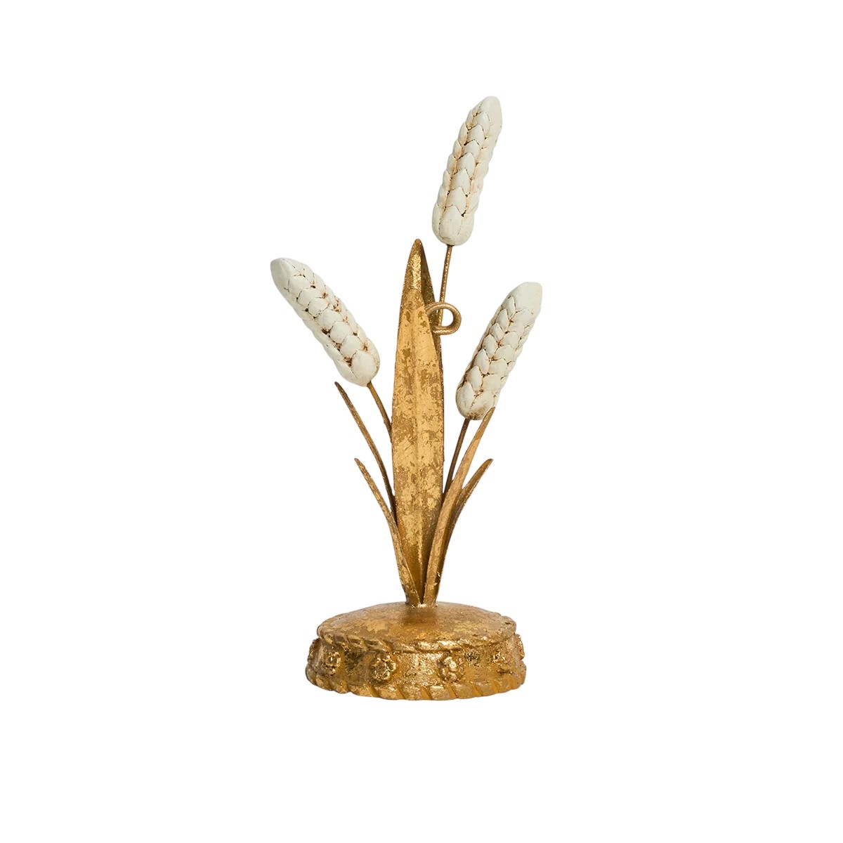 Juliska Forest Walk Wheat Place Card Holder, Gold