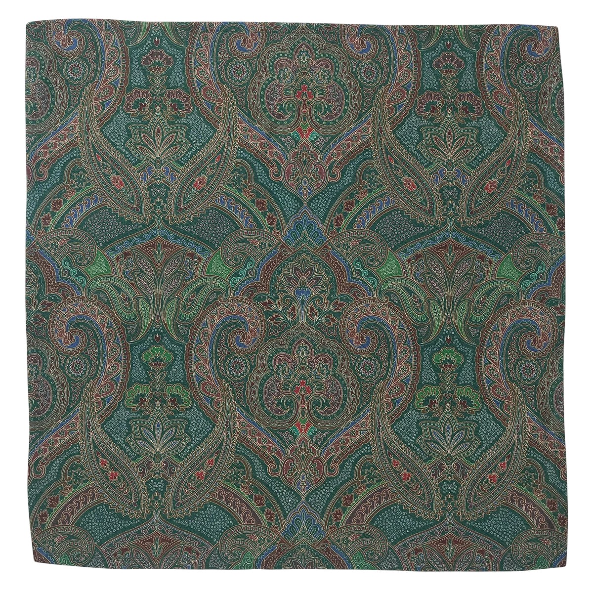 Juliska Paisley Set of 4 Napkins, Evergreen