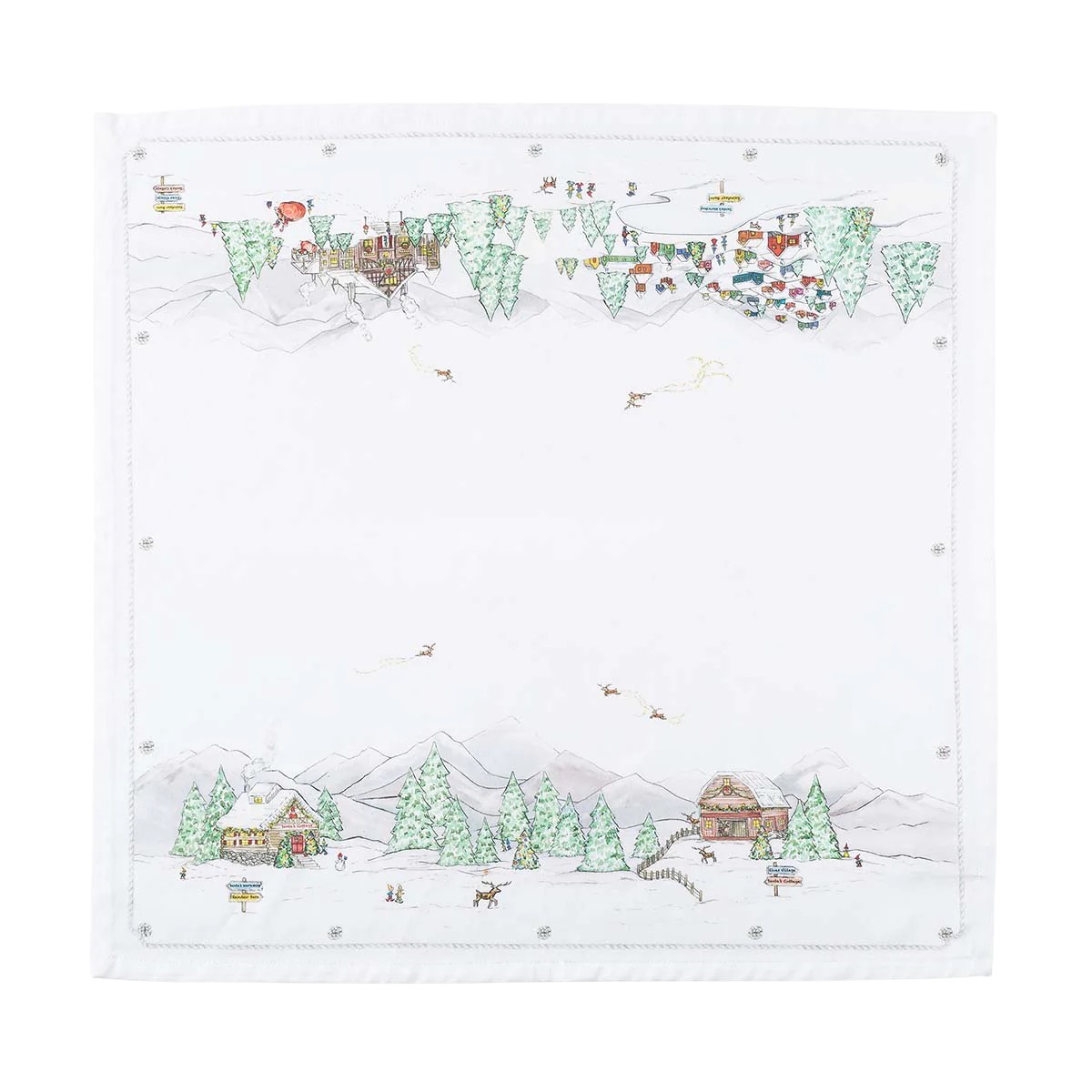 Juliska Berry and Thread North Pole Napkins, Set of 4
