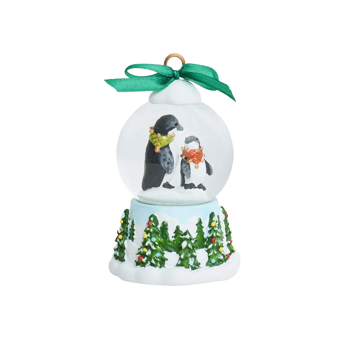 Juliska Berry and Thread North Pole Snow Globe Place Card Holder, Penguin