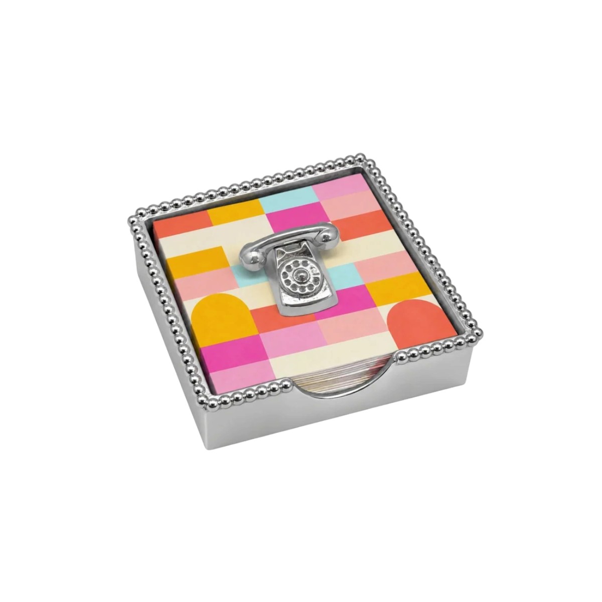 Mariposa Telephone Beaded Napkin Box Set