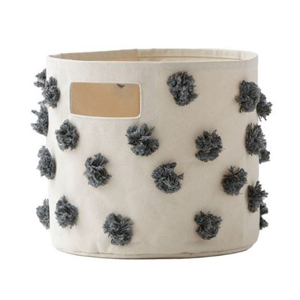 Pehr & Petit Pehr Pom Pom Bin, Charcoal PPB06 Borsheims