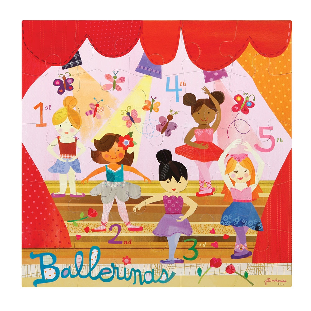 C.R. Gibson Prima Ballerina Puzzle, 25 pc