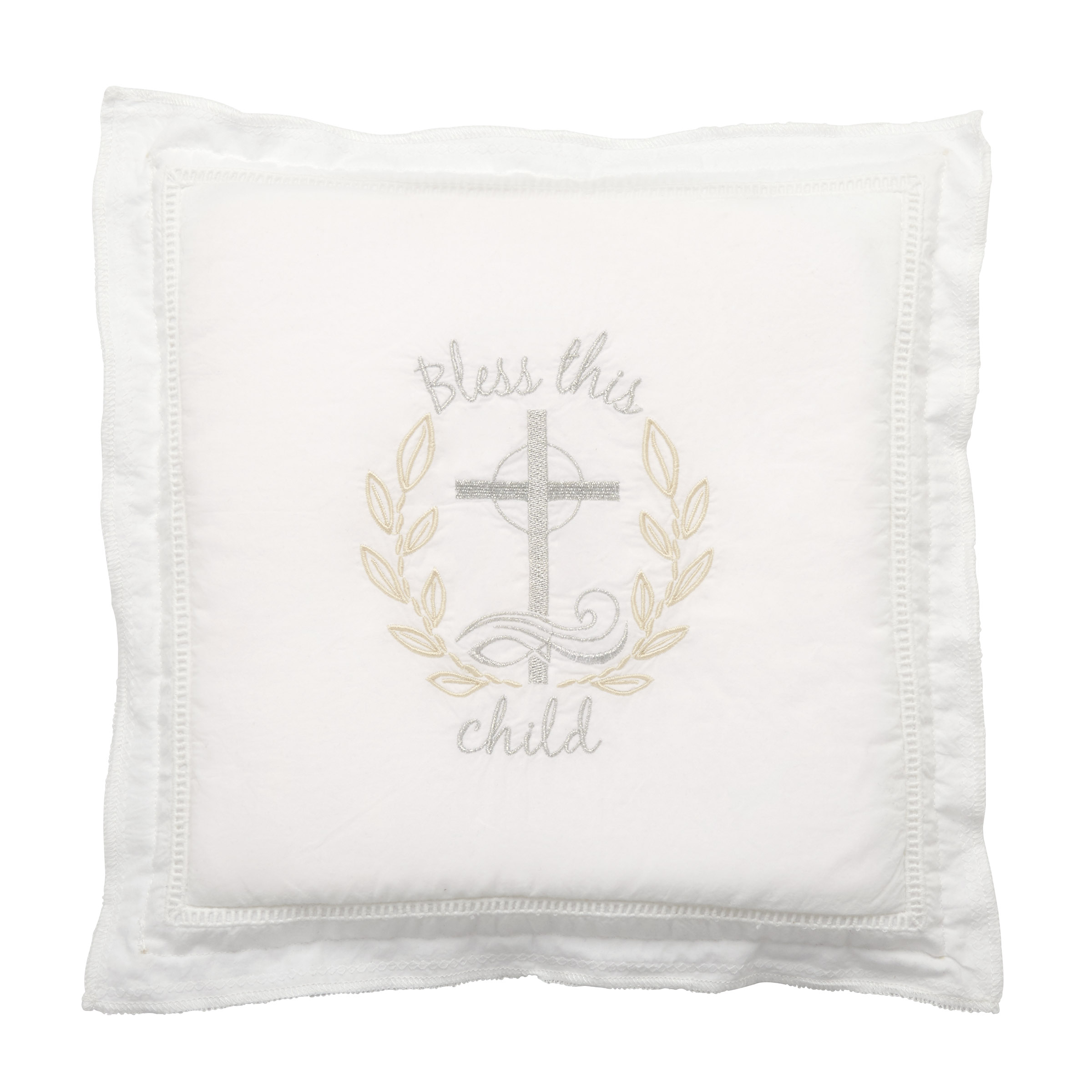 C.R. Gibson Bless This Child Pillow