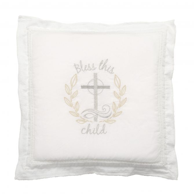 C.R. Gibson Bless This Child Pillow