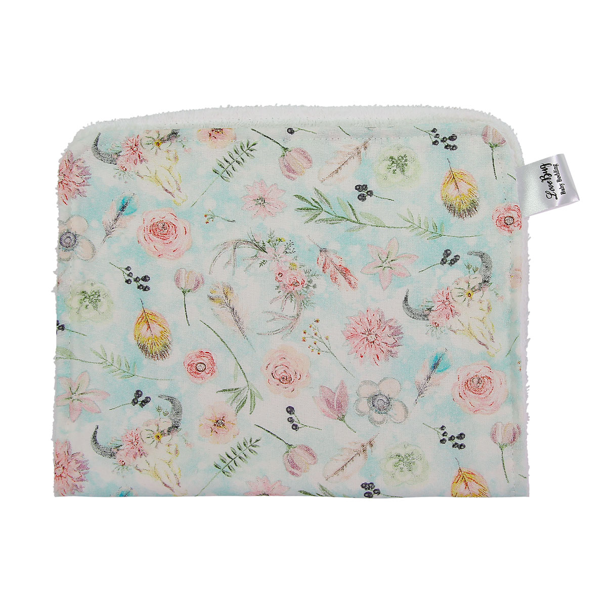 Love Bug Flower Burp Cloth