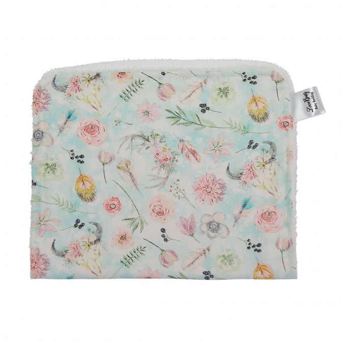 Love Bug Flower Burp Cloth