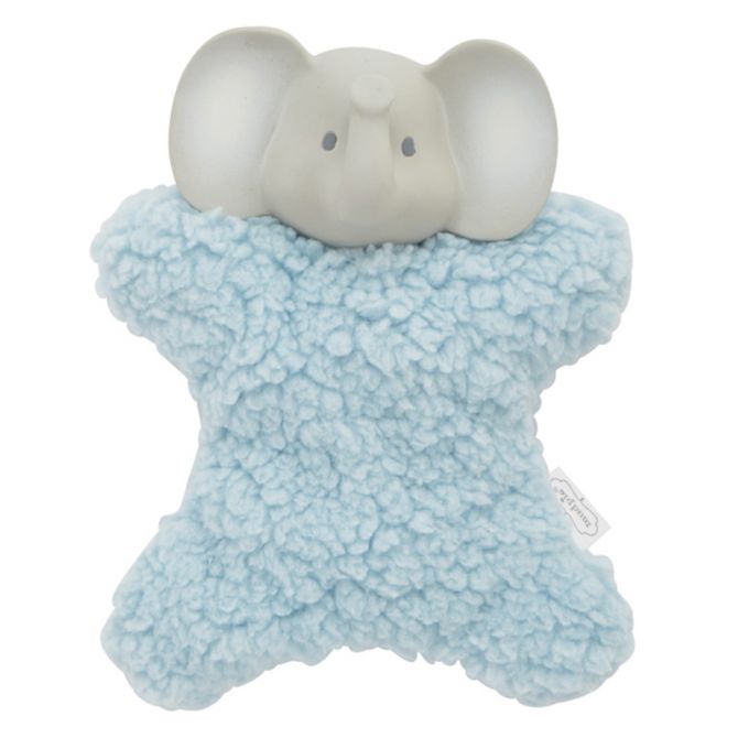 Mud Pie Rubber Plush Teethers, Elephant