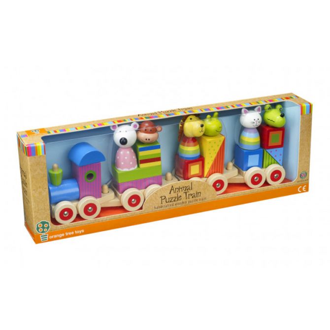 Orange Tree Toys Animal Puzzle Train OTT08281 Borsheims