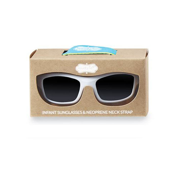 Mud Pie Boy Sunglasses, White