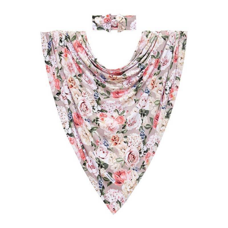 Posh Peanut Cassie Swaddle Headband Set