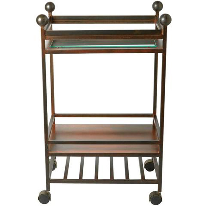 Jan Barboglio Linea Bar Cart, Small