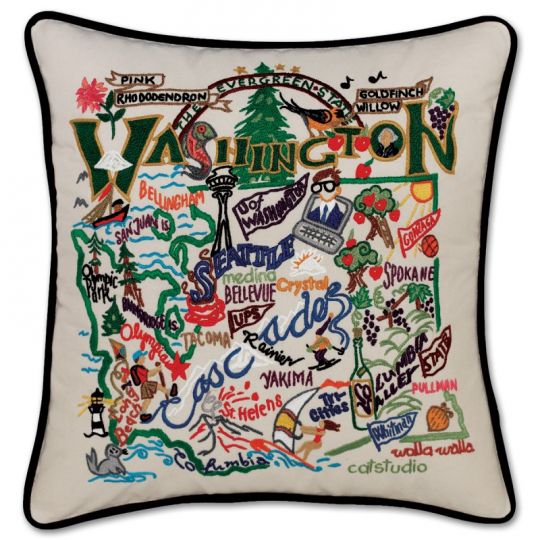 Catstudio Washington State Pillow Borsheims