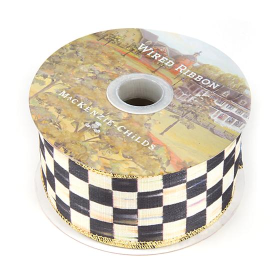 MacKenzie-Childs Courtly Check 2" Ribbon