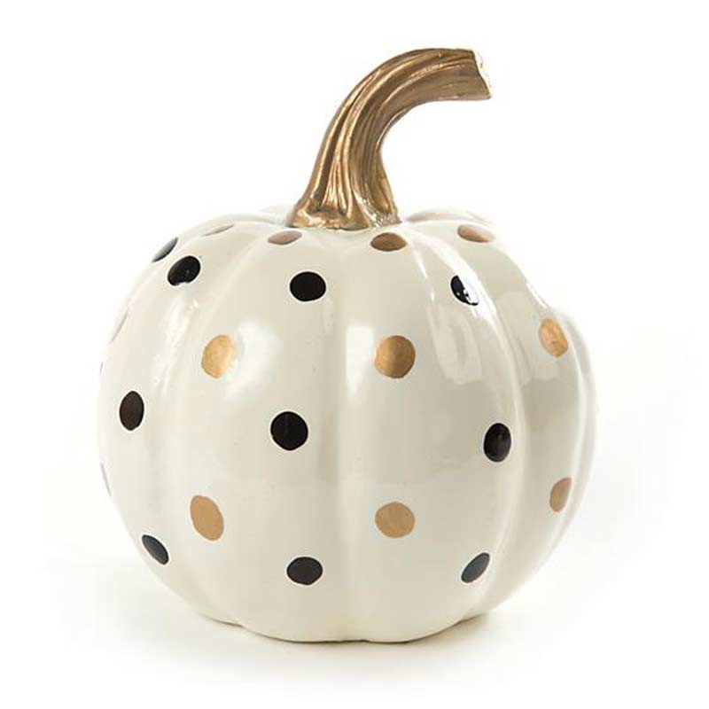 MacKenzieChilds Dotty Pumpkin, Ivory Borsheims