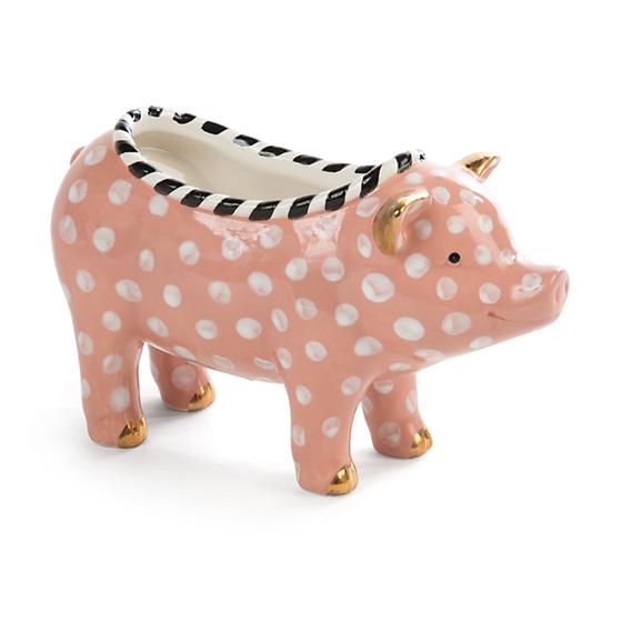 MacKenzie-Childs Polka Dot Pig