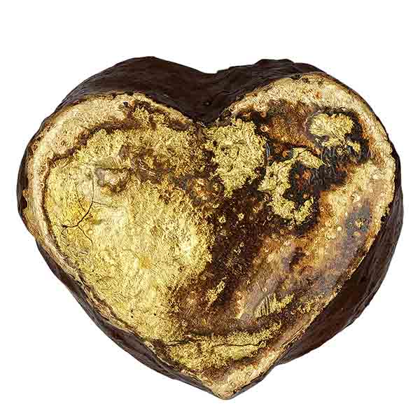 Barbara Biel Gold Heart